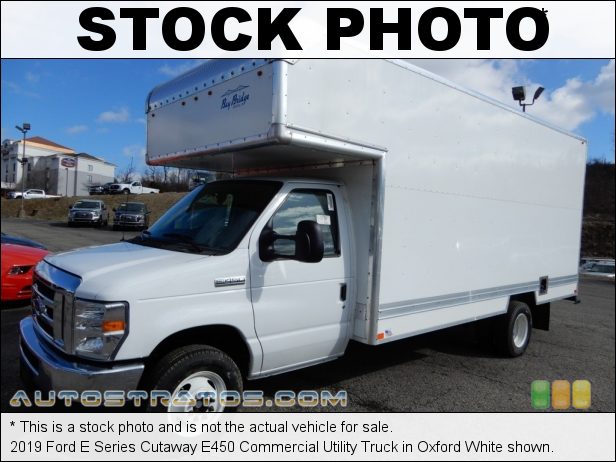 Stock photo for this 2012 Ford E Series Cutaway E450 Moving Truck 6.8 Liter SOHC 20-Valve Triton V10 5 Speed Automatic