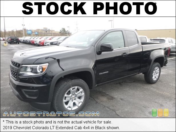 Stock photo for this 2019 Chevrolet Colorado LT Extended Cab 4x4 3.6 Liter DFI DOHC 24-Valve VVT V6 8 Speed Automatic