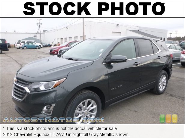 Stock photo for this 2019 Chevrolet Equinox LT AWD 1.5 Liter Turbocharged DOHC 16-Valve VVT 4 Cylinder 6 Speed Automatic