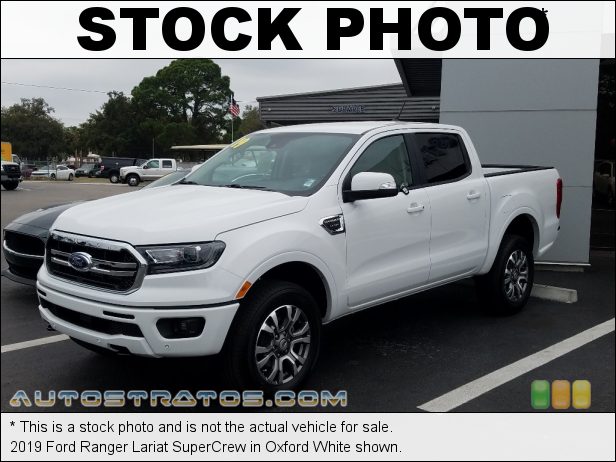 Stock photo for this 2019 Ford Ranger Lariat SuperCrew 2.3 Liter Turbocharged DI DOHC 16-Valve EcoBoost 4 Cylinder 10 Speed Automatic