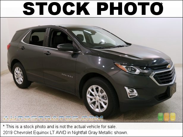 Stock photo for this 2019 Chevrolet Equinox LT AWD 1.5 Liter Turbocharged DOHC 16-Valve VVT 4 Cylinder 6 Speed Automatic