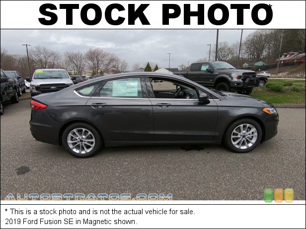Stock photo for this 2019 Ford Fusion SE 1.5 Liter Turbocharged DOHC 16-Valve EcoBoost 4 Cylinder 6 Speed Automatic