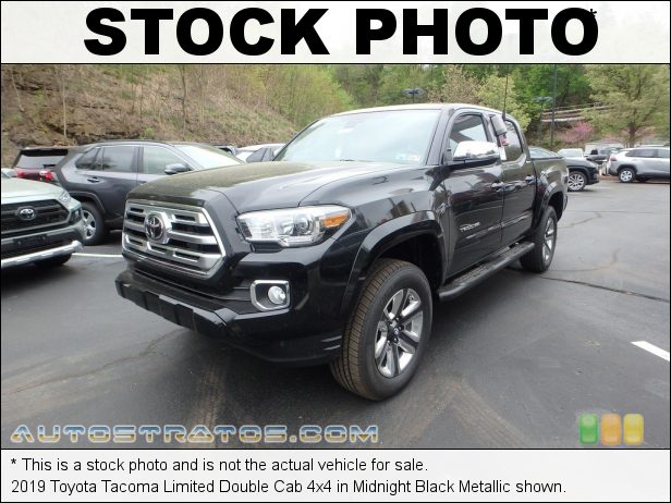 Stock photo for this 2019 Toyota Tacoma Limited Double Cab 4x4 3.5 Liter DOHC 24-Valve VVT-i V6 6 Speed Automatic