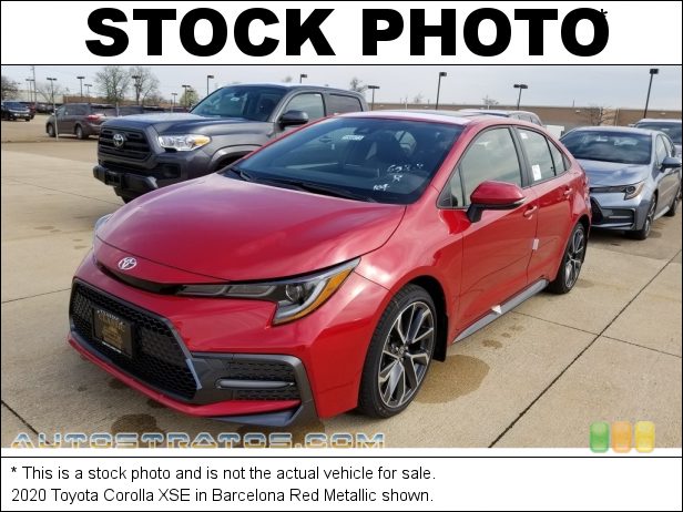 Stock photo for this 2020 Toyota Corolla XSE 2.0 Liter DOHC 16-Valve VVT-i 4 Cylinder CVT Automatic