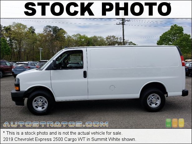 Stock photo for this 2019 Chevrolet Express 2500 Cargo WT 4.3 Liter DI OHV 12-Valve VVT EcoTech3 V6 6 Speed Automatic