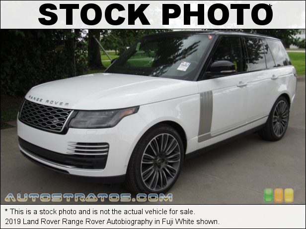 Stock photo for this 2019 Land Rover Range Rover Autobiography 5.0 Liter Supercharged DOHC 32-Valve VVT V8 8 Speed Automatic