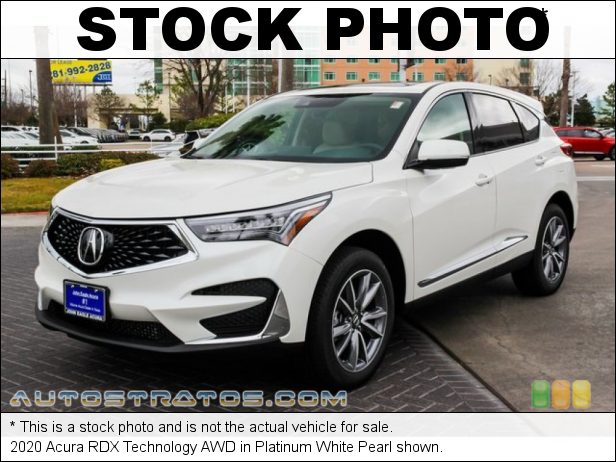 Stock photo for this 2020 Acura RDX Technology AWD 2.0 Liter Turbocharged DOHC 16-Valve VTEC 4 Cylinder 10 Speed Automatic