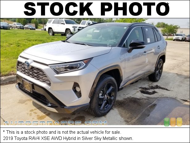 Stock photo for this 2019 Toyota RAV4 LE 2.5 Liter DOHC 16-Valve Dual VVT-i 4 Cylinder 8 Speed ECT-i Automatic