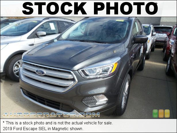 Stock photo for this 2019 Ford Escape SEL 1.5 Liter Turbocharged DOHC 16-Valve EcoBoost 4 Cylinder 6 Speed Automatic