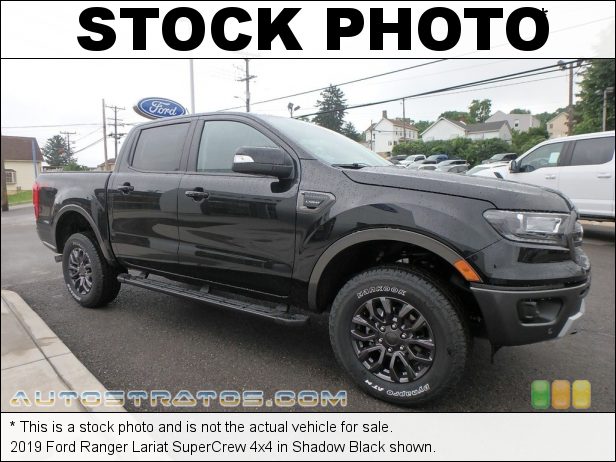 Stock photo for this 2019 Ford Ranger SuperCrew 4x4 2.3 Liter Turbocharged DI DOHC 16-Valve EcoBoost 4 Cylinder 10 Speed Automatic