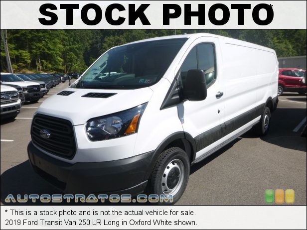 Stock photo for this 2019 Ford Transit Van 250 LR Long 3.7 Liter DOHC 24-Valve Ti-VCT V6 6 Speed Automatic