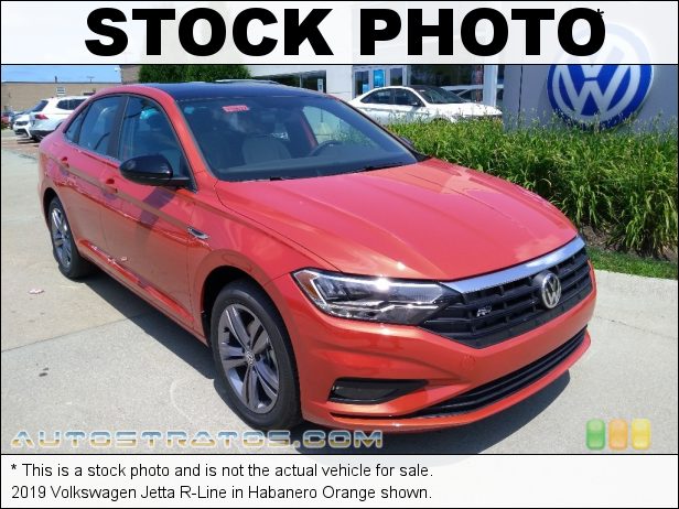 Stock photo for this 2019 Volkswagen Jetta R-Line 1.4 Liter TSI Turbocharged DOHC 16-Valve VVT 4 Cylinder 8 Speed Automatic