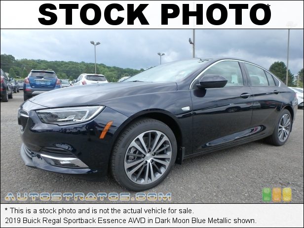 Stock photo for this 2018 Buick Regal Sportback Preferred 2.0 Liter Turbocharged DOHC 16-Valve VVT 4 Cylinder 9 Speed Automatic