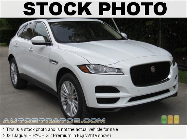 Stock photo for this 2020 Jaguar F-PACE 25t Premium 2.0 Liter Turbocharged DOHC 16-Valve 4 Cylinder 8 Speed Automatic