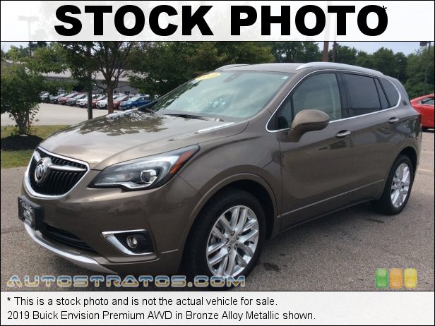 Stock photo for this 2019 Buick Envision Premium AWD 2.0 Liter Turbocharged DOHC 16-Valve VVT 4 Cylinder 6 Speed Automatic