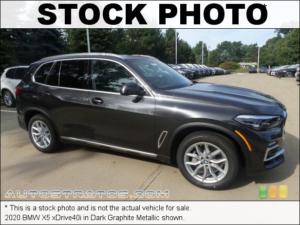 Stock photo for this 2020 BMW X5 sDrive40i 3.0 Liter M TwinPower Turbocharged DOHC 24-Valve Inline 6 Cylind 8 Speed Sport Automatic