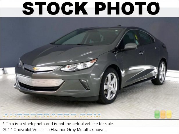 Stock photo for this 2017 Chevrolet Volt LT 111 kW Plug-In Electric Motor/1.5 Liter DI DOHC 16-Valve VVT 4 C 1 Speed Automatic