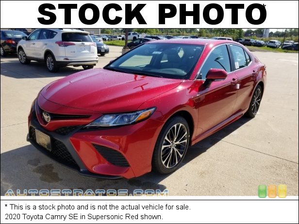 Stock photo for this 2020 Toyota Camry LE 2.5 Liter DOHC 16-Valve Dual VVT-i 4 Cylinder 8 Speed Automatic