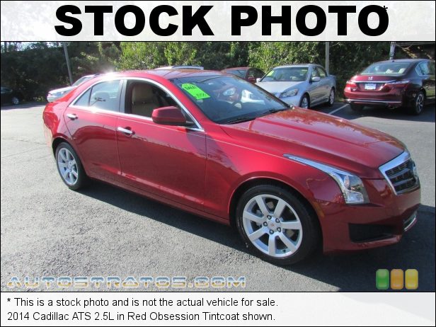 Stock photo for this 2014 Cadillac ATS 2.5L 2.5 Liter DI DOHC 16-Valve VVT 4 Cylinder 6 Speed Automatic