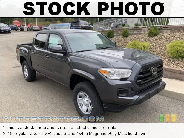 Stock photo for this 2019 Toyota Tacoma Double Cab 4x4 3.5 Liter DOHC 24-Valve VVT-i V6 6 Speed Automatic