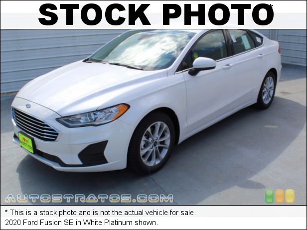 Stock photo for this 2020 Ford Fusion SE 1.5 Liter Turbocharged DOHC 16-Valve EcoBoost 4 Cylinder 6 Speed Automatic