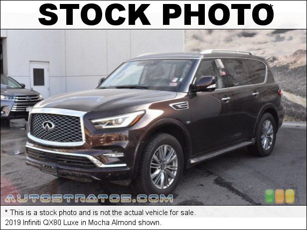 Stock photo for this 2019 Infiniti QX80 Luxe 5.6 Liter DOHC 32-Valve CVTCS V8 7 Speed ASC Automatic