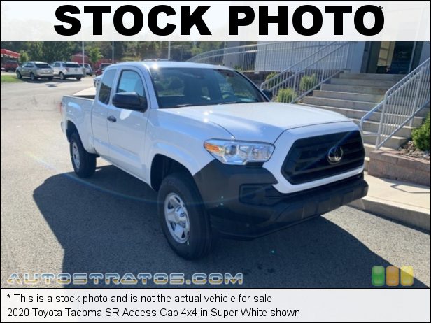 Stock photo for this 2020 Toyota Tacoma SR Access Cab 4x4 2.7 Liter DOHC 16-Valve VVT-i 4 Cylinder 6 Speed Automatic