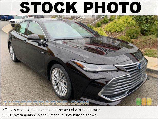 Stock photo for this 2020 Toyota Avalon XLE 3.5 Liter DOHC 24-Valve Dual VVT-i V6 8 Speed Automatic