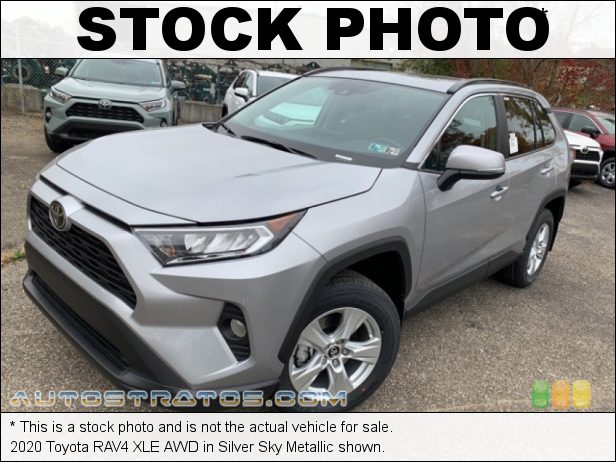 Stock photo for this 2020 Toyota RAV4 XLE AWD 2.5 Liter DOHC 16-Valve Dual VVT-i 4 Cylinder 8 Speed ECT-i Automatic