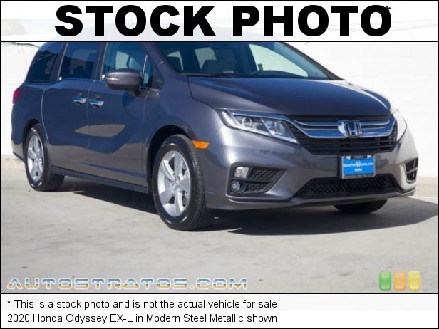 Stock photo for this 2020 Honda Odyssey EX-L 3.5 Liter SOHC 24-Valve i-VTEC V6 10 Speed Automatic