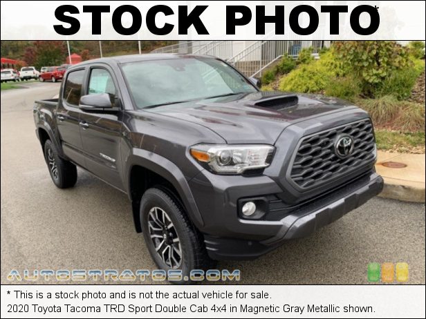 Stock photo for this 2020 Toyota Tacoma TRD Double Cab 4x4 3.5 Liter DOHC 24-Valve Dual VVT-i V6 6 Speed Automatic