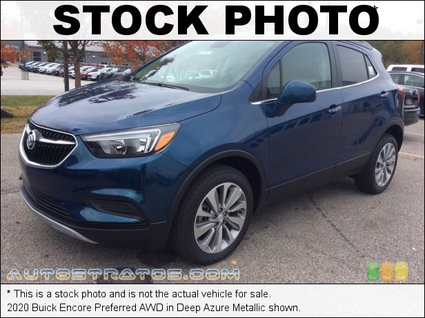 Stock photo for this 2020 Buick Encore Preferred AWD 1.4 Liter DOHC 16-Valve VVT 4 Cylinder 6 Speed Automatic