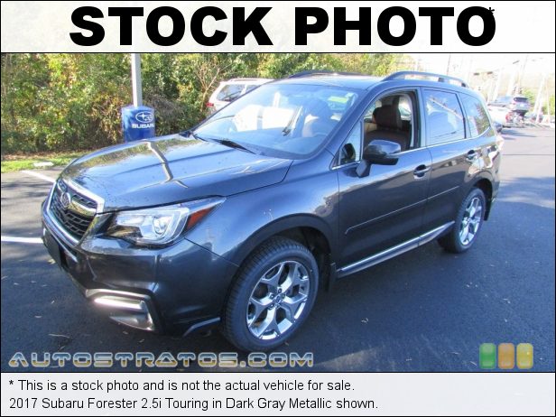 Stock photo for this 2017 Subaru Forester 2.5i Touring 2.5 Liter DOHC 16-Valve VVT Flat 4 Cylinder Lineartronic CVT Automatic
