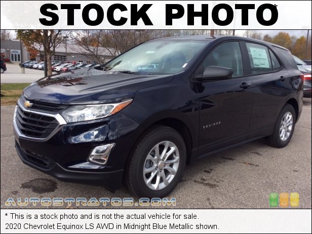 Stock photo for this 2020 Chevrolet Equinox LS AWD 1.5 Liter Turbocharged DOHC 16-Valve VVT 4 Cylinder 6 Speed Automatic