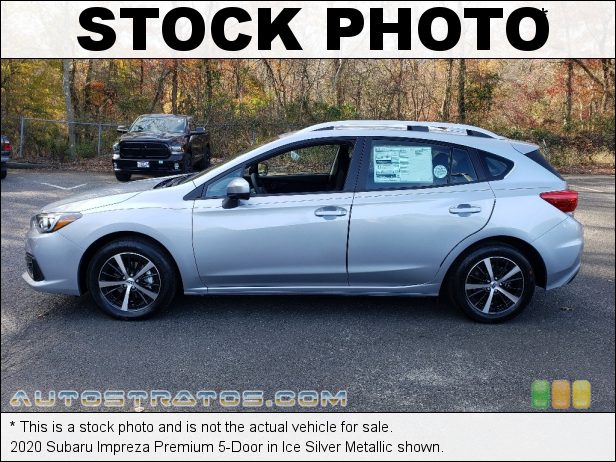 Stock photo for this 2020 Subaru Impreza Premium 5-Door 2.0 Liter DOHC 16-Valve VVT Flat 4 Cylinder Lineartronic CVT Automatic