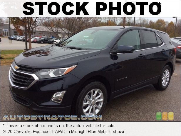 Stock photo for this 2020 Chevrolet Equinox LT AWD 1.5 Liter Turbocharged DOHC 16-Valve VVT 4 Cylinder 6 Speed Automatic
