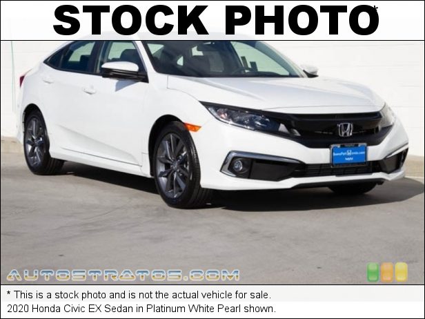 Stock photo for this 2020 Honda Civic EX Sedan 1.5 Liter Turbocharged DOHC 16-Valve i-VTEC 4 Cylinder CVT Automatic