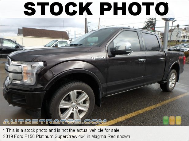 Stock photo for this 2019 Ford F150 4x4 3.5 Liter PFDI Twin-Turbocharged DOHC 24-Valve EcoBoost V6 10 Speed Automatic