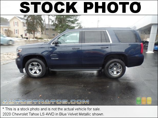Stock photo for this 2020 Chevrolet Tahoe LS 4WD 5.3 Liter DI OHV 16-Valve EcoTech3 VVT V8 6 Speed Automatic