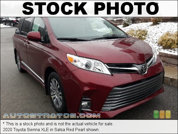 Stock photo for this 2020 Toyota Sienna XLE 3.5 Liter DOHC 24-Valve Dual VVT-i V6 8 Speed Automatic
