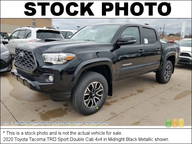 Stock photo for this 2020 Toyota Tacoma TRD Double Cab 4x4 3.5 Liter DOHC 24-Valve Dual VVT-i V6 6 Speed Automatic