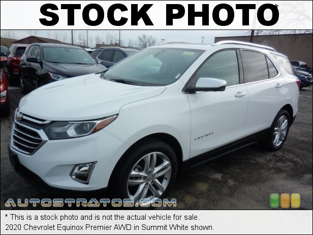 Stock photo for this 2020 Chevrolet Equinox Premier AWD 2.0 Liter Turbocharged DOHC 16-Valve VVT 4 Cylinder 9 Speed Automatic