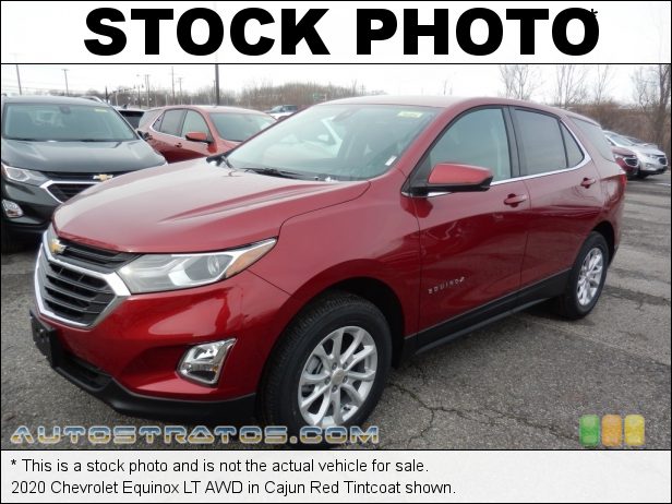 Stock photo for this 2020 Chevrolet Equinox LT 1.5 Liter Turbocharged DOHC 16-Valve VVT 4 Cylinder 6 Speed Automatic