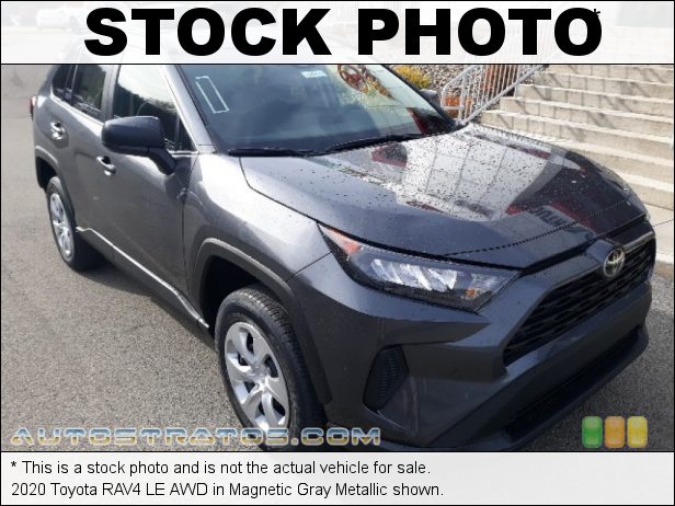 Stock photo for this 2020 Toyota RAV4 LE AWD 2.5 Liter DOHC 16-Valve Dual VVT-i 4 Cylinder 8 Speed ECT-i Automatic