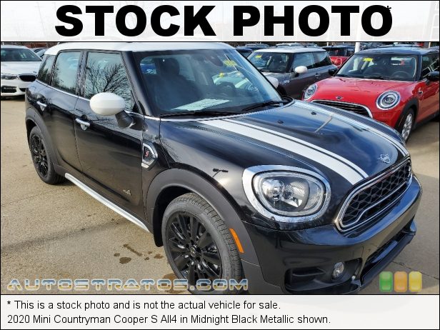 Stock photo for this 2020 Mini Countryman Cooper S All4 2.0 Liter TwinPower Turbocharged DOHC 16-Valve VVT 4 Cylinder 8 Speed Automatic