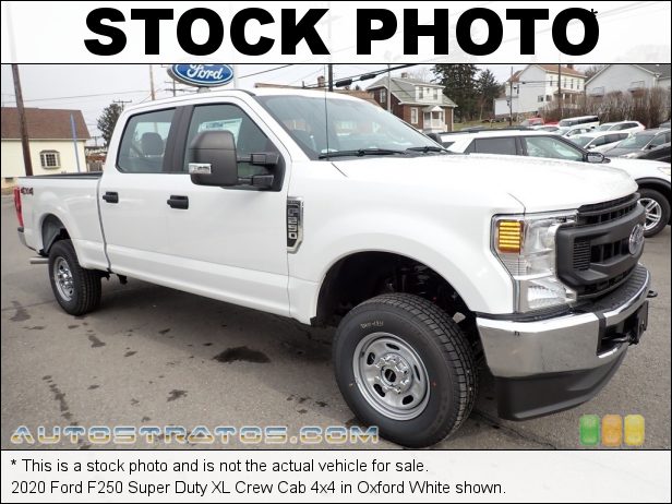 Stock photo for this 2020 Ford F250 Super Duty XL Crew Cab 4x4 6.2 Liter SOHC 16-Valve Flex-Fuel V8 6 Speed Automatic