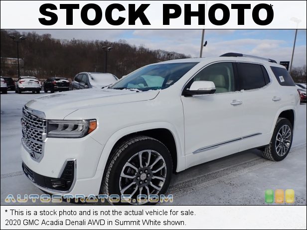 Stock photo for this 2023 GMC Acadia Denali AWD 2.0 Liter Turbocharged DOHC 16-Valve VVT 4 Cylinder 9 Speed Automatic