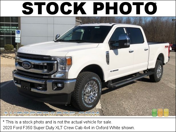 Stock photo for this 2020 Ford F350 Super Duty Crew Cab 4x4 6.7 Liter Power Stroke OHV 32-Valve Turbo-Diesel V8 10 Speed Automatic