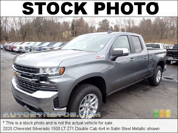 Stock photo for this 2020 Chevrolet Silverado 1500 LT Double Cab 4x4 5.3 Liter DI OHV 16-Valve VVT V8 8 Speed Automatic