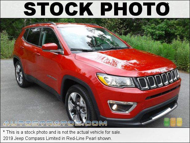 Stock photo for this 2019 Jeep Compass Limited 2.4 Liter DOHC 16-Valve VVT 4 Cylinder 6 Speed Automatic